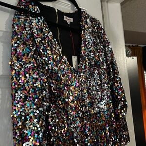 Sequin Multicolor Blazer